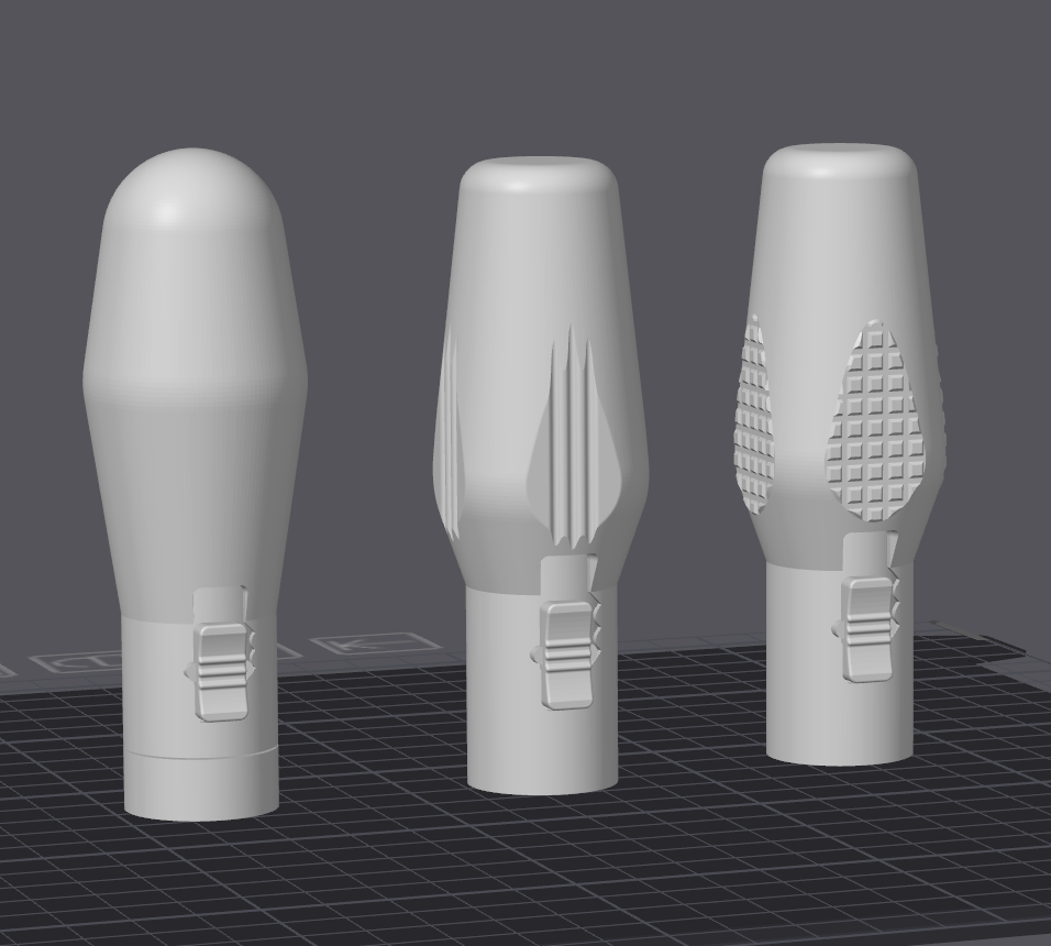 Development of the handle geometry
